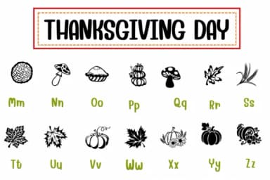 Thanksgiving Day by PraewDesigns — Dingbats Font — thumbnail 3