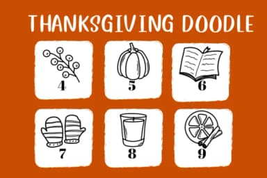 Thanksgiving Doodle by CHANOK — Dingbats Font — thumbnail 4