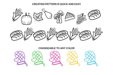 Thanksgiving Doodle by digitalplannerland — Dingbats Font — thumbnail 3