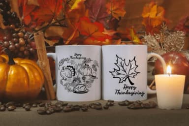 Thanksgiving Outline Bundle by Bee piyanuch — Dingbats Font — thumbnail 5