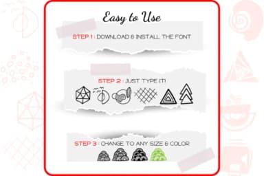 The Abstract by WADLEN — Dingbats Font — thumbnail 4