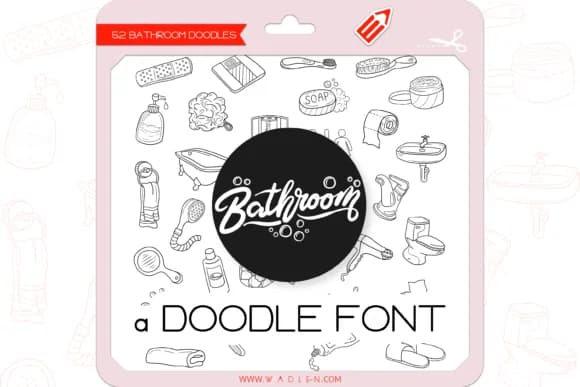 The Bathroom by WADLEN — Dingbats Font