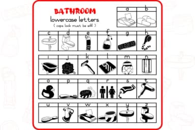 The Bathroom by WADLEN — Dingbats Font — thumbnail 3
