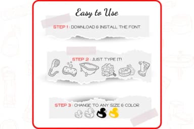 The Bathroom by WADLEN — Dingbats Font — thumbnail 4