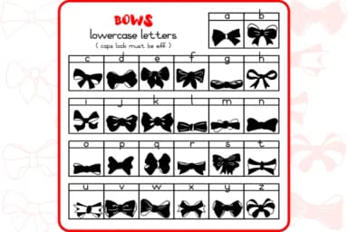 The Bows by WADLEN — Dingbats Font — thumbnail 3