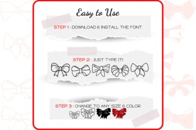 The Bows by WADLEN — Dingbats Font — thumbnail 4