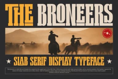 The Broneers by saemooncreative — Slab Serif Font — thumbnail 1