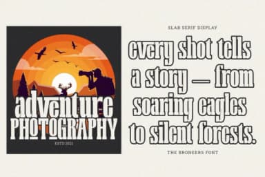 The Broneers by saemooncreative — Slab Serif Font — thumbnail 6
