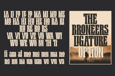 The Broneers by saemooncreative — Slab Serif Font — thumbnail 7