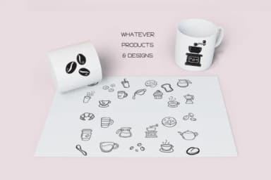 The Coffee by WADLEN — Dingbats Font — thumbnail 6