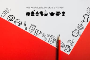 The Coffee by WADLEN — Dingbats Font — thumbnail 7