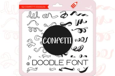 The Confetti by WADLEN — Dingbats Font — thumbnail 1