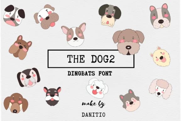 The Dog 2 by danita.kukkai — Dingbats Font
