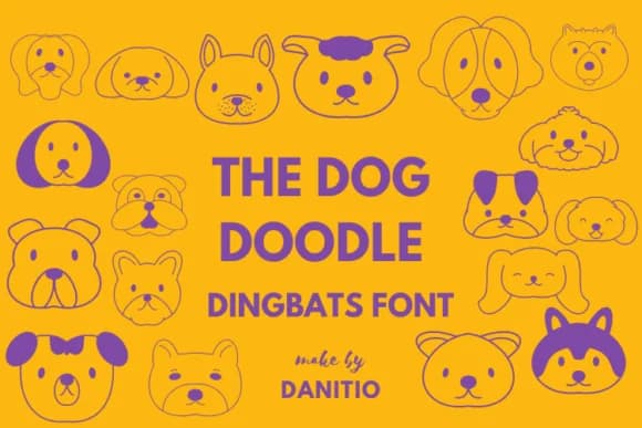 The Dog by danita.kukkai — Dingbats Font