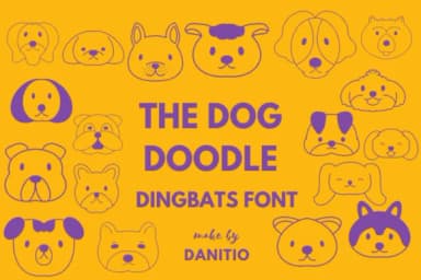 The Dog by danita.kukkai — Dingbats Font — thumbnail 1