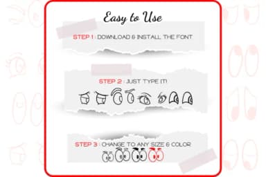 The Eyes by WADLEN — Dingbats Font — thumbnail 4