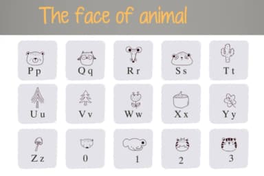 The Face of Animal by Nongyao — Dingbats Font — thumbnail 3
