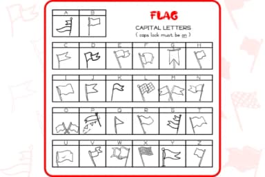 The Flag by WADLEN — Dingbats Font — thumbnail 2
