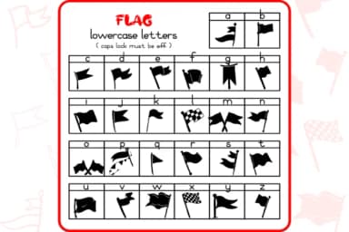 The Flag by WADLEN — Dingbats Font — thumbnail 3