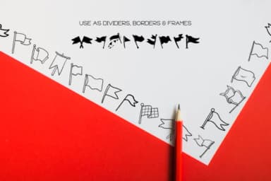 The Flag by WADLEN — Dingbats Font — thumbnail 7