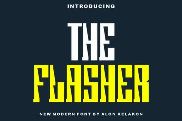The Flasher by alonkelakon — Slab Serif Font