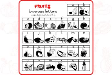 The Fruits by WADLEN — Dingbats Font — thumbnail 3