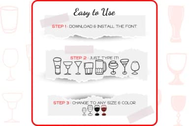 The Glass by WADLEN — Dingbats Font — thumbnail 4