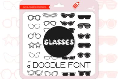 The Glasses by WADLEN — Dingbats Font — thumbnail 1