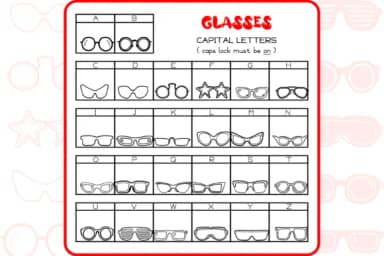 The Glasses by WADLEN — Dingbats Font — thumbnail 2