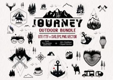 The Journey by iyhulmonsta — Dingbats Font — thumbnail 1