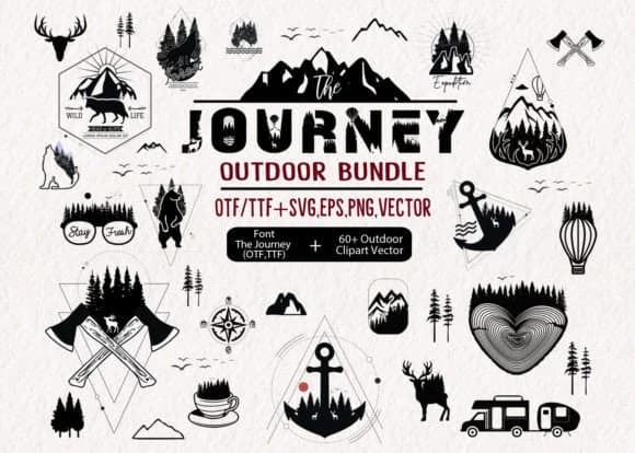 The Journey by iyhulmonsta — Dingbats Font