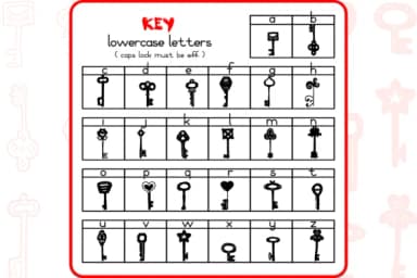 The Key by WADLEN — Dingbats Font — thumbnail 3