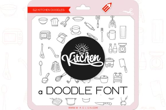 The Kitchen by WADLEN — Dingbats Font