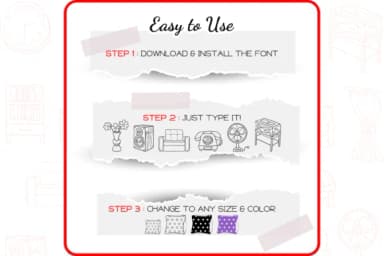 The Living Room by WADLEN — Dingbats Font — thumbnail 4