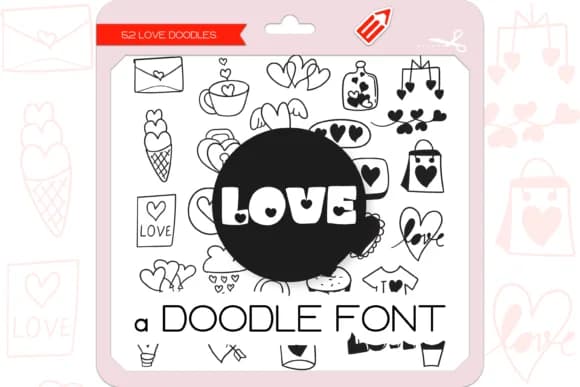 The Love by WADLEN — Dingbats Font
