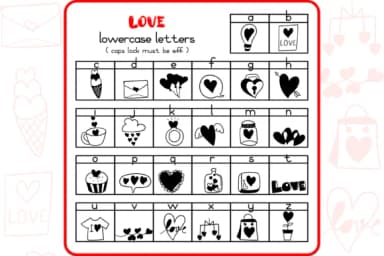 The Love by WADLEN — Dingbats Font — thumbnail 3