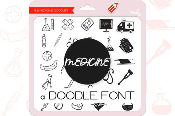 The Medicine by WADLEN — Dingbats Font