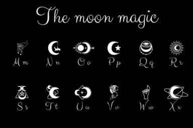The Moon Magic by Chonada — Dingbats Font — thumbnail 3