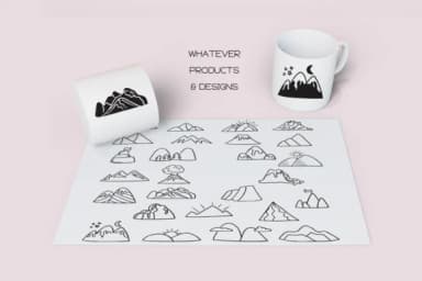 The Mountains by WADLEN — Dingbats Font — thumbnail 6