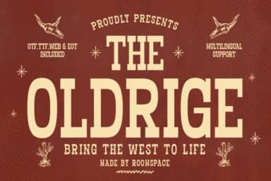 The Oldridge by roomspace — Slab Serif Font — thumbnail 1