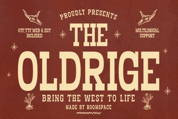 The Oldridge by roomspace — Slab Serif Font