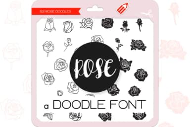 The Rose by WADLEN — Dingbats Font — thumbnail 1