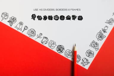 The Rose by WADLEN — Dingbats Font — thumbnail 7