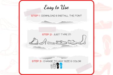 The Shoe by WADLEN — Dingbats Font — thumbnail 4