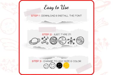 The Space by WADLEN — Dingbats Font — thumbnail 4