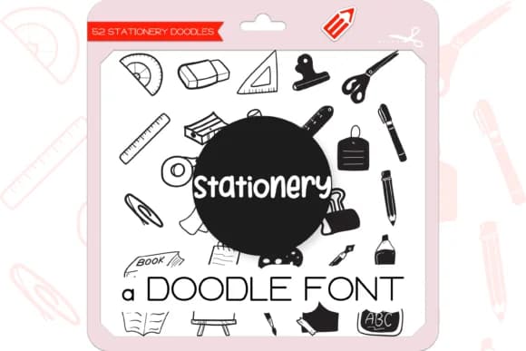 The Stationery by WADLEN — Dingbats Font