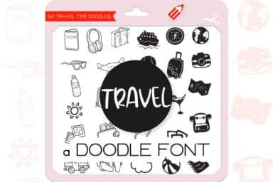 The Travel by WADLEN — Dingbats Font — thumbnail 1