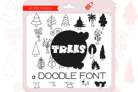 The Trees by WADLEN — Dingbats Font