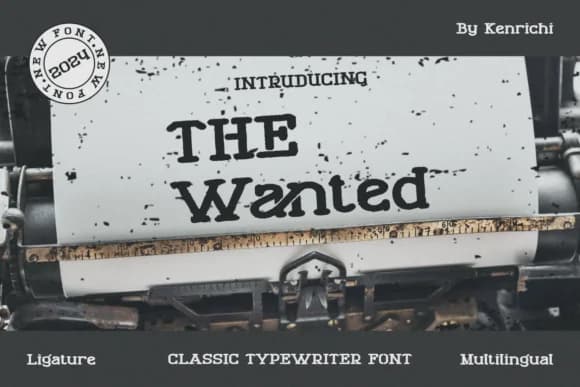 The Wanted by Kenrichi — Slab Serif Font