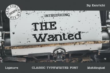 The Wanted by Kenrichi — Slab Serif Font — thumbnail 1